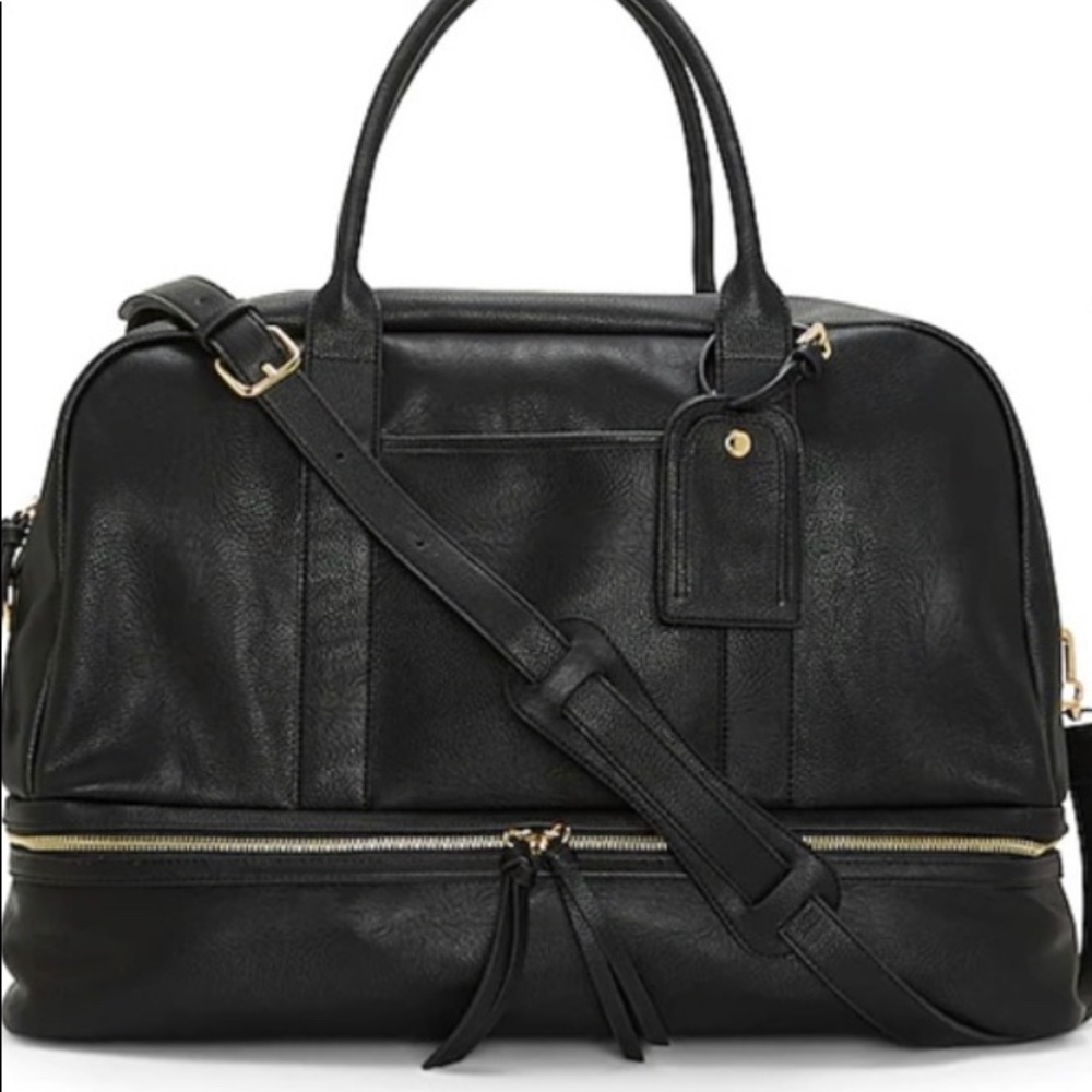 Vince Camuto Unisex Weekend Travel Bag Black NWT